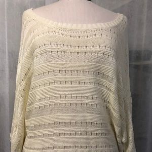 Romeo & Juliet Couture Women's Ivory Knit Sweater